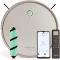 Robot Aspirador NetBot S40 con Mapeo y Alta Potencia de Succión 4000Pa, Compatible con Alexa, WiFi y App, Incluye 2 Cepillos Extra, Autonomía de 220 Minutos
