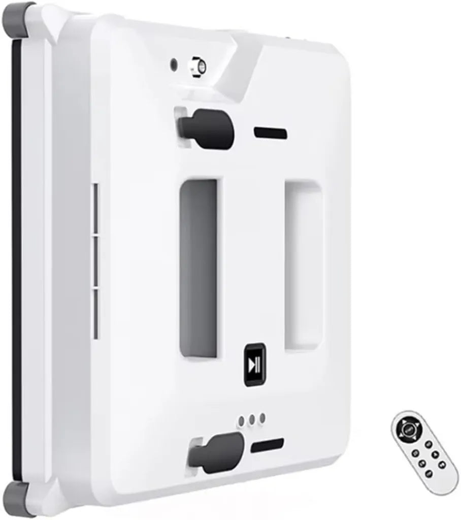 Limpiacristales automático con doble pulverizador y control remoto, para ventanas altas y exteriores, anticaída
