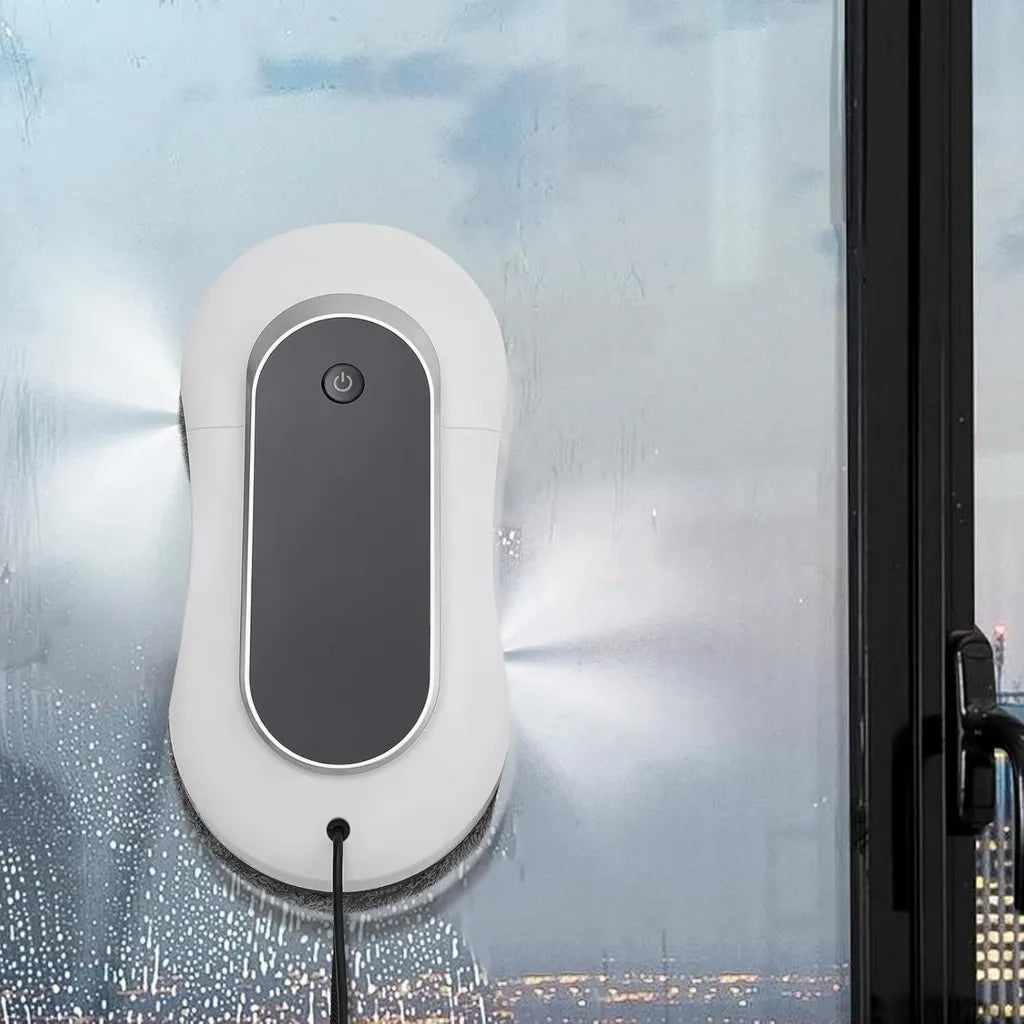 Limpiacristales Automático Inteligente con Control Remoto y Toallitas de Alta Eficiencia