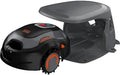 Robot Cortacésped BLACK+DECKER BCRMW123, Alta Gama, 12V 4.3Ah, Incluye Limpiador y Caseta, Cobertura 700m²