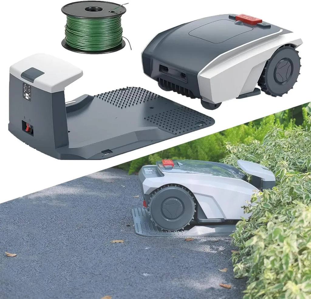 Robot cortacésped automático con control por aplicación para jardín, planificación de rutas, 110V