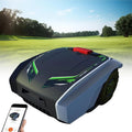 Robot cortacésped automático con planificación de rutas y control móvil para jardines medianos