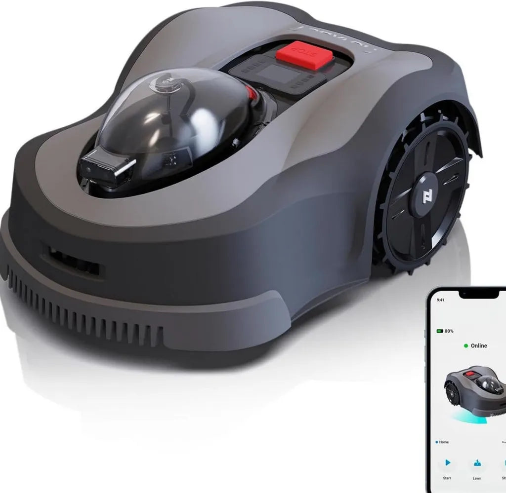 Robot cortacésped automático con estación de carga para jardines grandes hasta 6000 m²