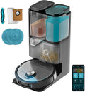 Robot Aspirador Cecotec Conga 20090 ProAI con Autovaciado y App, 8000Pa, Detección Láser y Corte de Pelo