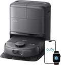 Eufy Robot Aspirador y Fregasuelos C28 Omni 2026, Tecnología HydroJet y Potencia 15000 Pa, 5 en 1 con IA para Hogar sin Enredos
