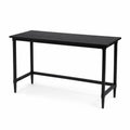 Tavolo in MDF e Metallo Nero 120x60x75 cm