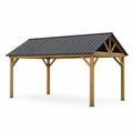 Casetta da giardino in legno e metallo 600x400 cm
