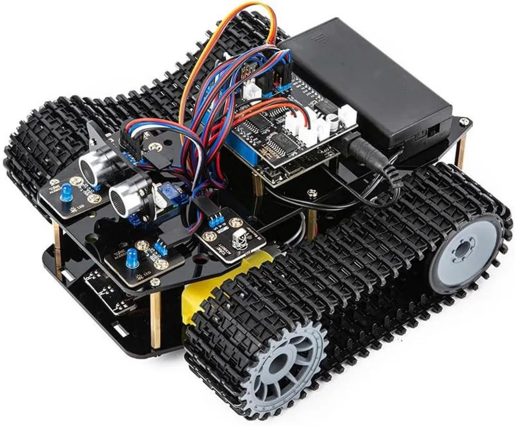 Kit de Robot Educativo 4WD ACEBOTT para Niños y Adultos, Compatible con Arduino, Programable con WiFi y FPV, Para Mayores de 8 Años