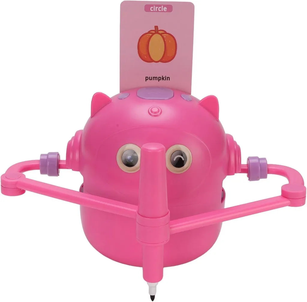Robot Educativo de Dibujo SIXRUN con Tarjetas y Marcadores, 1800mAh, para Niños desde 5 Años