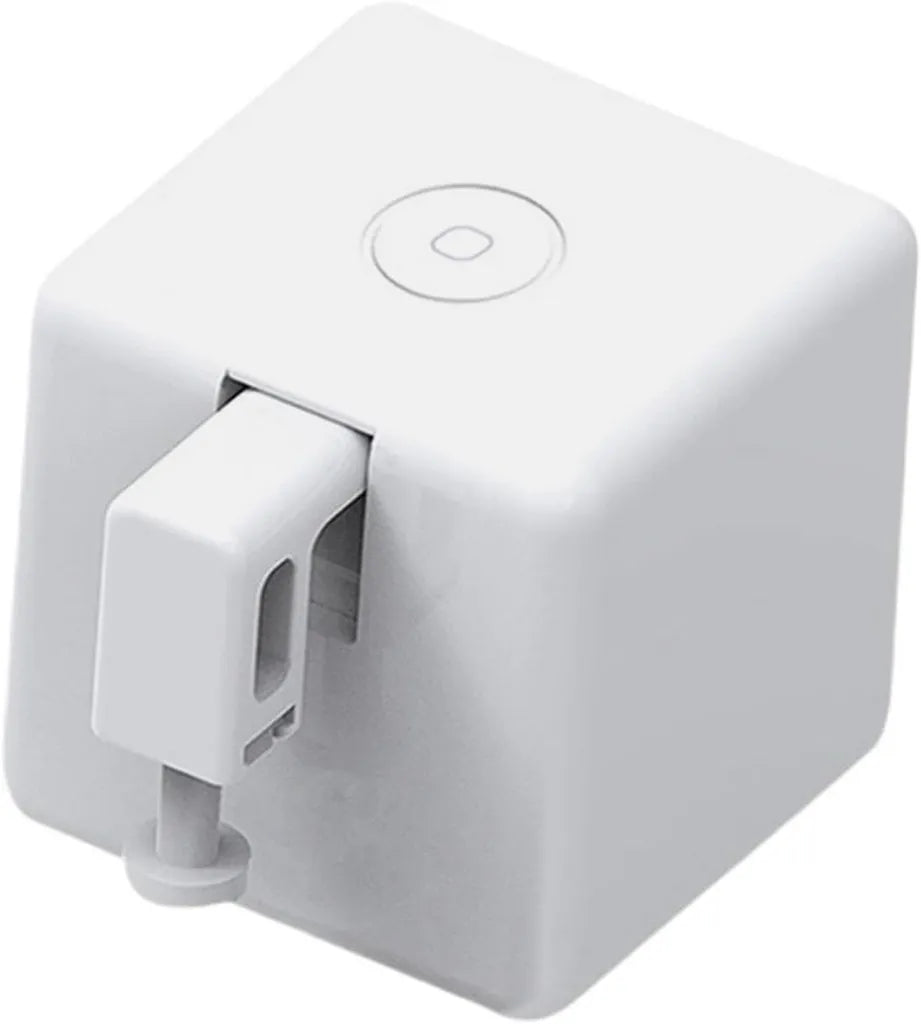 Robot Inteligente con Control por App, Adaptador para Botones Mecánicos, Programación y Sincronización, Instalación Sencilla, Color Blanco