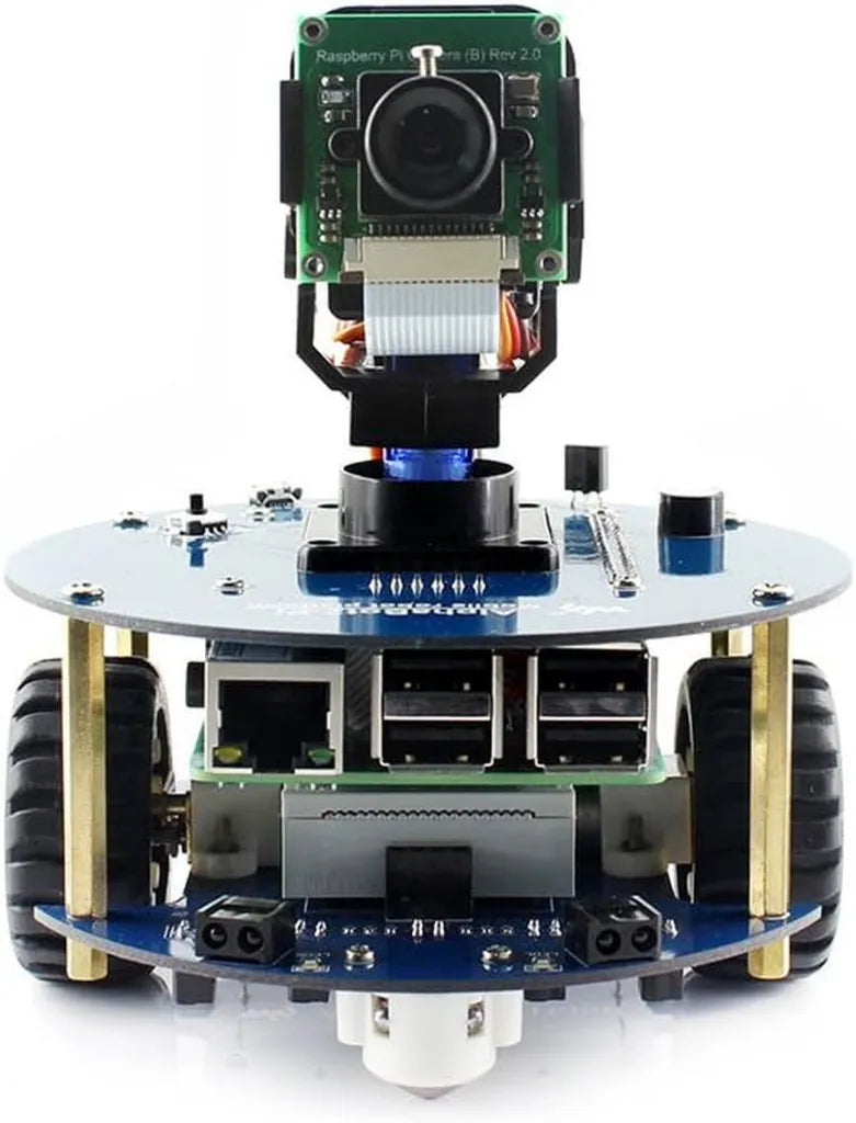 Kit de Construcción de Robot AlphaBot2 para Raspberry Pi con Controlador Pi 3 Model B+
