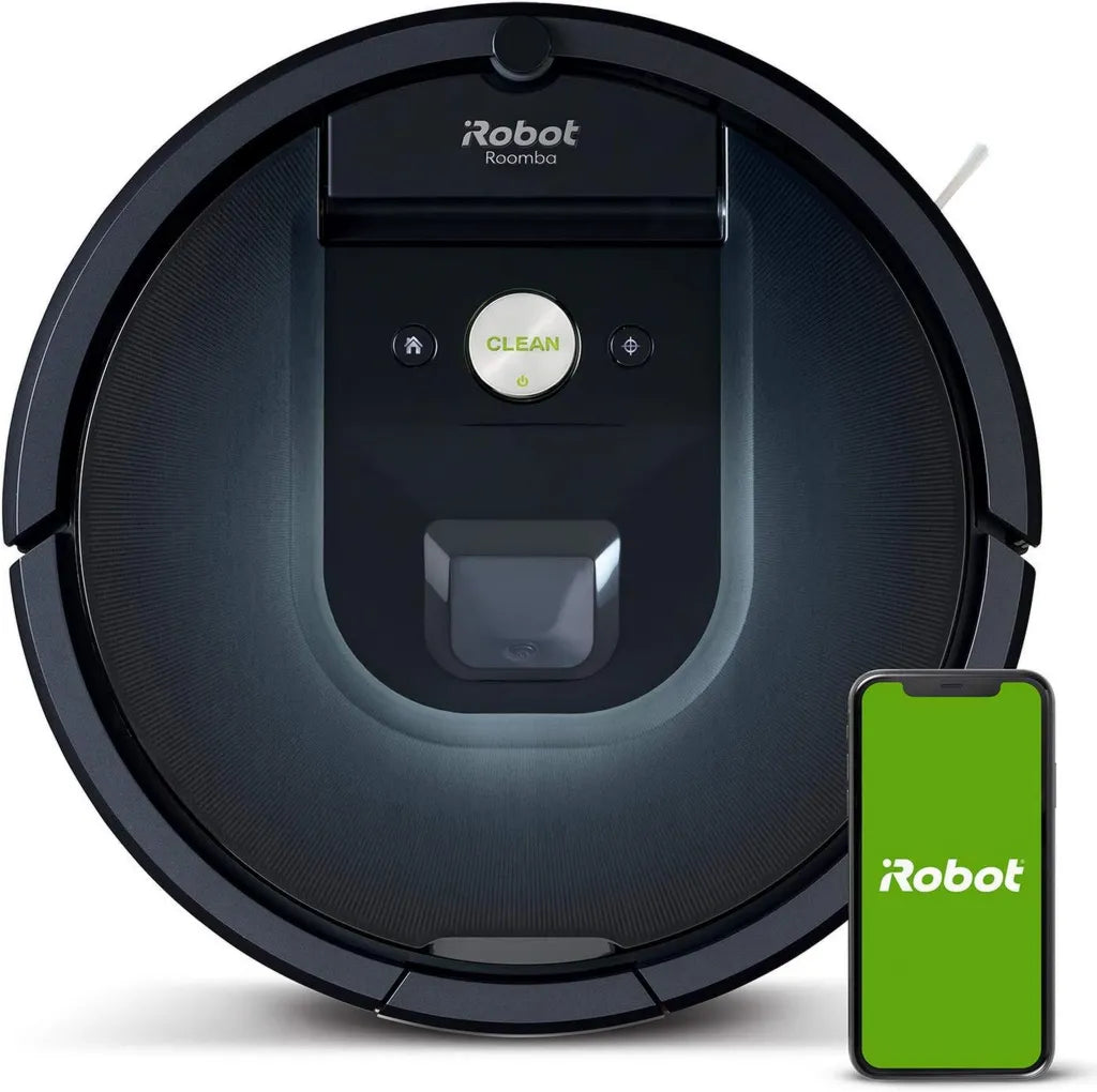 iRobot Roomba 981 Aspiradora Robot Mascotas, Alta Potencia, Cepillos antienredos, WiFi, App, Alexa, Azul