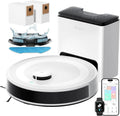 Robot Aspirador Lefant M2 Plus, 6000Pa, 140min, Base Autovaciado, Navegación LiDar dToF, Alfombras, Suelos Duros y Pelos de Mascotas