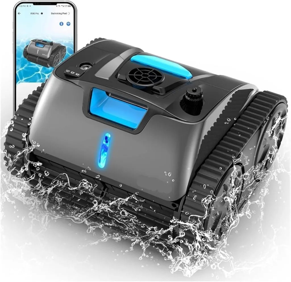 C1 Max Robot Aspirador para Piscinas con App, Modo Manual y Limpieza de Paredes, 65W