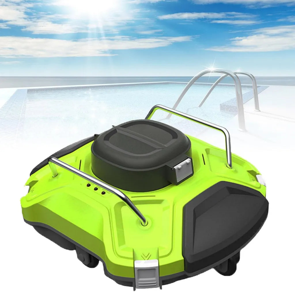 Robot Aspirador Inalámbrico para Piscinas, 30 W, Automático, Compatible con Piscinas Elevadas