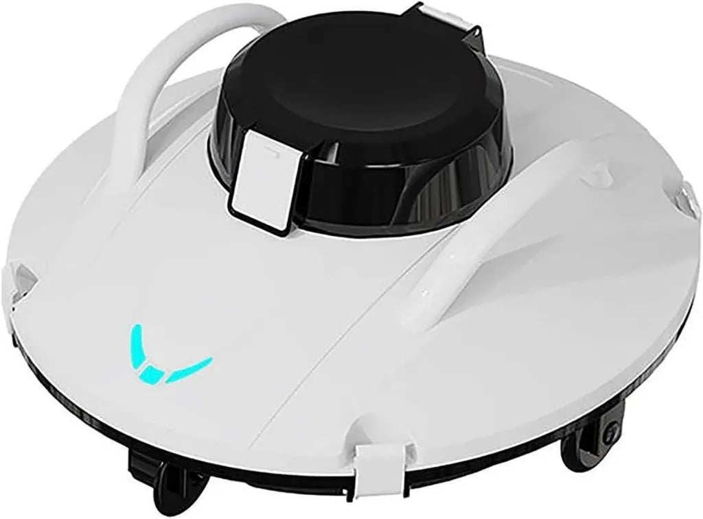 Robot limpiapiscinas automático, para piscinas hasta 12 metros, doble motor, función de autoestacionamiento, ideal para piscinas elevadas y enterradas de hasta 120 metros cuadrados