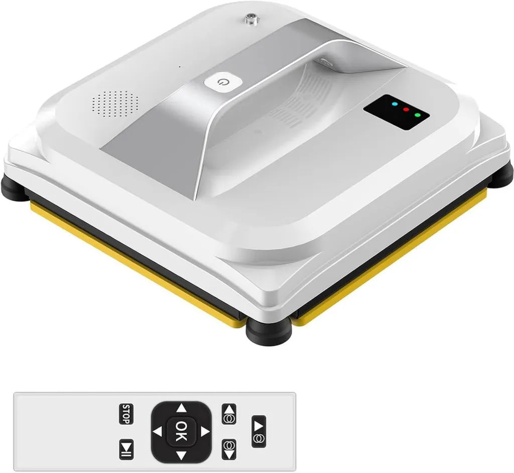 Robot limpiaventanas automático con control por app y remoto, ideal para cristales, azulejos y puertas